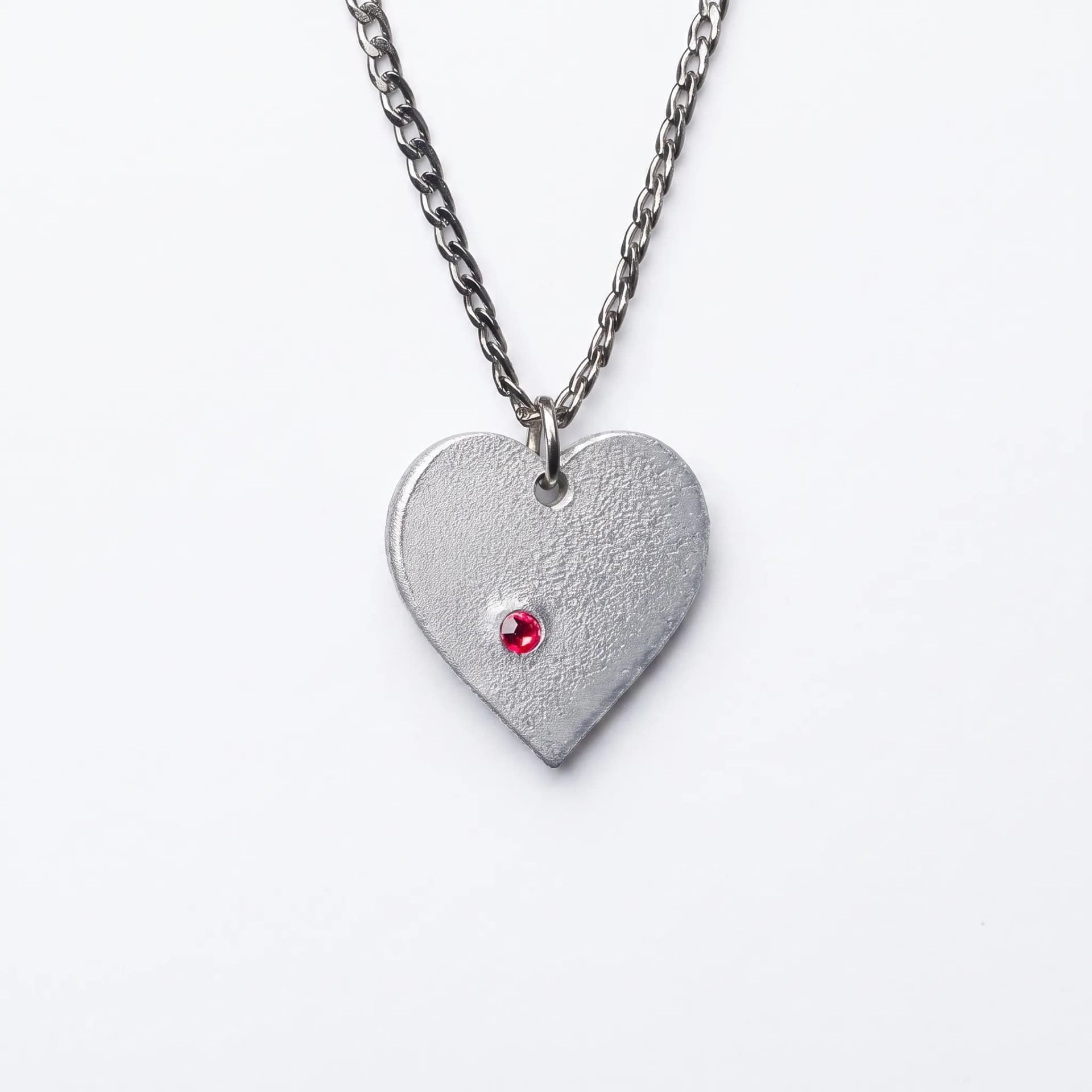 Heart Necklace on a clean white background